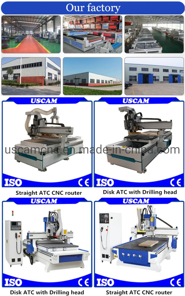 Linear Disk Atc CNC Router for Wooden Door Furnitures Cabinets Engraving Cutting Drilling with Automatic Tool Change Air Cooling Spindle