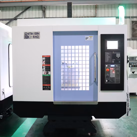 Centro de fresadora de perfuração CNC vertical com controle Fanuc para metal Vmc Cx