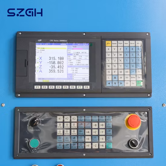 Máquina fresadora CNC vertical Szgh e centro de usinagem Vmc650 de alta precisão